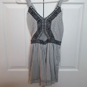 Striped romper
